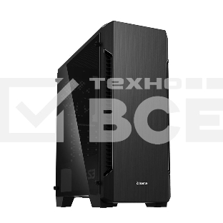 Компьютерный корпус MidiTower Zalman S3 TEMPERED GLASS WINDOW black