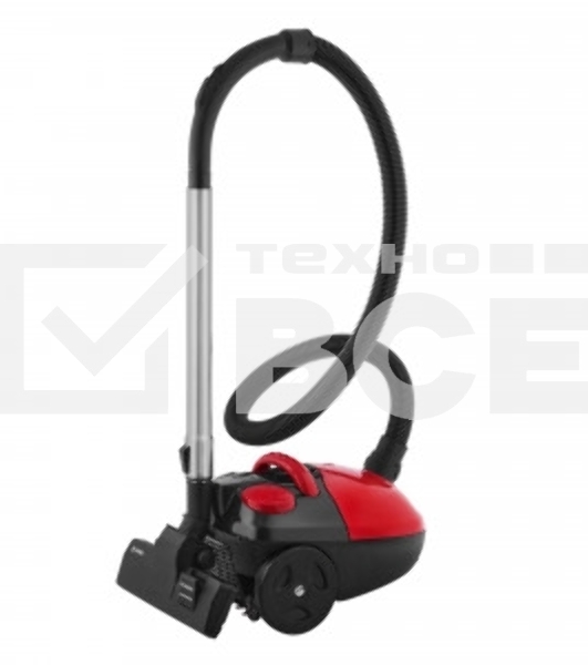 Пылесос Vitek VT-1825 (MC) черный/красный, 350/1800 Вт, уборка сухая, пылесборник мешок 2.5 л