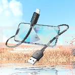 Кабель Hoco X96 Hyper iP USB (m)-Lightning (m) 1м черный коробка, фото4