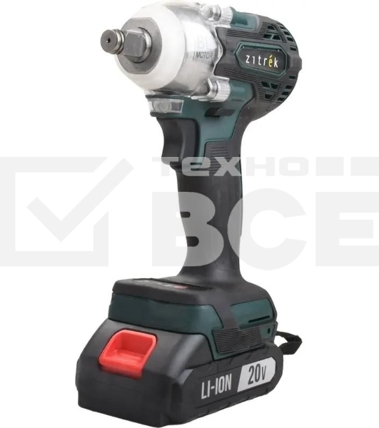 Гайковерт Zitrek Crusher 20 аккум. патрон:квад.1/2