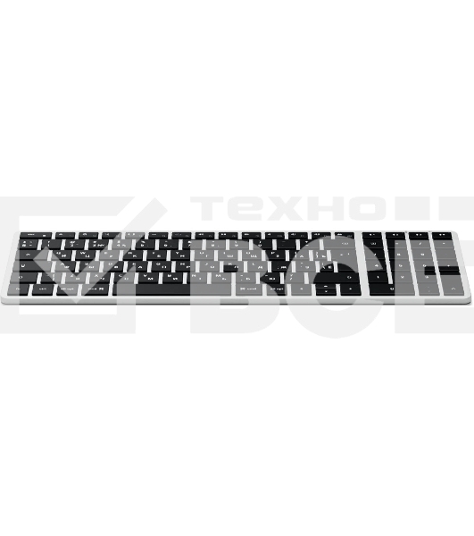 Клавиатура беспроводная Satechi Slim X2 Bluetooth Backlit Keyboard, Bluetooth, Серебристый ST-BTSX2S-RU
