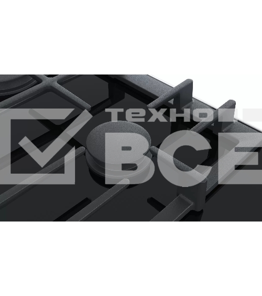 Газовая варочная панель Bosch PRY6A6B70Q черный