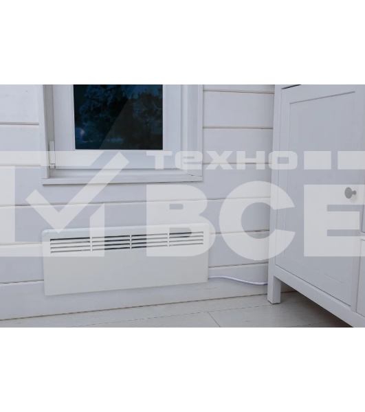 Конвектор ENSTO FinnHeat MINI EPHBMM02PR белый, 250 Вт, 4 м2, механический термостат