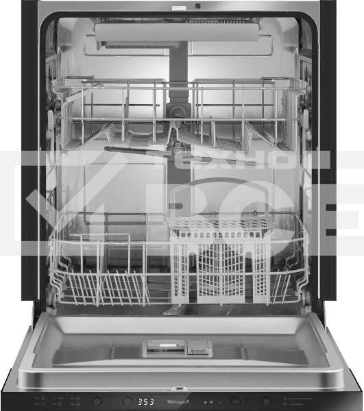 Встраиваемая посудомоечная машина Weissgauff BDW 6036 D Infolight, белый, 59.8 см, 14 компл., 49 дБ, класс A++