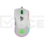 Мышь проводная Jet.A Panteon PS88 белый, 6200 dpi, USB, кнопки - 9, фото3