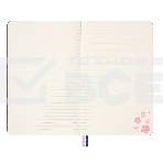 Блокнот Moleskine LIMITED EDITION SAKURA LESU08QP060BOX Large 130х210мм, обложка текстиль, 176 страниц, линейка, твердая обложка, подарочная коробка, синий, 2025, фото4
