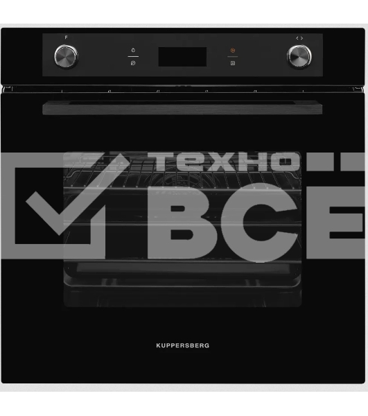 Встраиваемый духовой шкаф Kuppersberg HM 639 Black 60 см, 70 л, 9 режимов, гидролизная очистка, черный