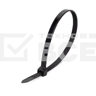 Нейлоновые стяжки Fortisflex КСС 3х150 черный 100 штук