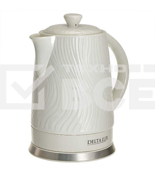 Чайник электрический DELTA LUX DE-1022 белый