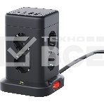 Сетевой фильтр Defender ILS 453 (3 м, 8 розеток, 2USB-A, 2USB-C), фото5