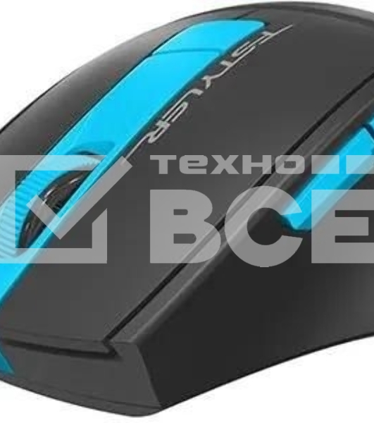 Мышь беспроводная A4Tech Fstyler FG30 серый/синий, 2000 dpi, радиоканал, USB, кнопки - 5
