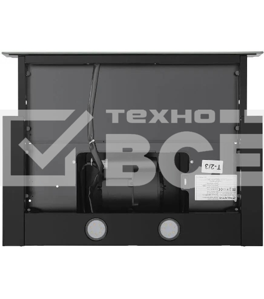 Вытяжка встраиваемая Maunfeld Ouse Touch Glass 60 черный, 60 см, 750 куб. м/ч, 48 дБ