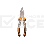 Плоскогубцы ВИХРЬ 180 мм., никелированные, двухкомпонентные рукоятки, фото 1