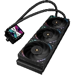 Система жидкостного охлаждения Thermalright Frozen Vision 360 V2 (360мм, LED, Black, ARGB/Fans: 3x120мм, 69CFM, 27dBA, 2150RPM/Pump height 60мм, 23dBA, 3000RPM, Rad thickness 27мм/S: 1700, 1200, 1851, 115X, 2011, 2066, AM5, AM4), фото2