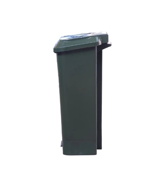 Мусорный контейнер полимерный ТАРА.РУ МКТ 60 зеленый 60л., в комплекте, с педалью, с пакетодерж. 36518