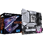Материнская плата Gigabyte B760M AORUS ELITE WIFI6E GEN5, LGA 1700, Intel B760, 4xDDR5, 4xSATA, 2xM.2, 1xPCIe 5.0 x16, 1xPCIe 4.0 x16, 1xHDMI, 1xDP, 1x2.5Gb LAN, Wi-Fi 6E, Bluetooth 5.3, 1xUSB-C 20Gbps, 1xUSB-A 10Gbps, 3xUSB-A 5Gbps, 4xUSB-A 2.0, 3x3.5 мм + S/PDIF оптический, 7.1, mATX, фото 1