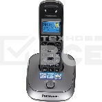 Телефон беспроводной (DECT) Panasonic KX-TG2511RUM (металик) {АОН, Caller ID,спикерфон на трубке,переход в Эко режим одним нажатием}, фото 1