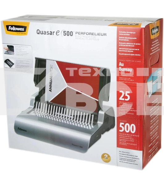 Переплетчик Fellowes Quasar E (FS-56209) A4/перф.20л.сшив/макс.500л./пластик.пруж. (6-50мм)/электр.