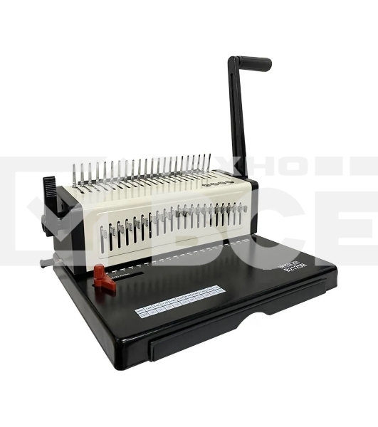 Переплетчик Office Kit B2125N A4/перф.23л.сшив/макс.500л./пластик.пруж. (4.5-51мм)