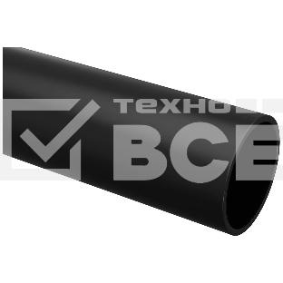 Труба гладкая жесткая ПНД d40 черная (100м)