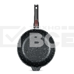 Сотейник 26 НЕВА МЕТАЛЛ ПОСУДА L181326i высокий литая Индукция Гранит с/р, фото2