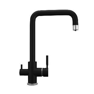 Кухонный смеситель Maunfeld MFQT-19B черный