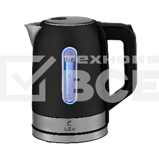 Чайник электрический LEX LX 30018-2 1.7 л, 2200 Вт, черный