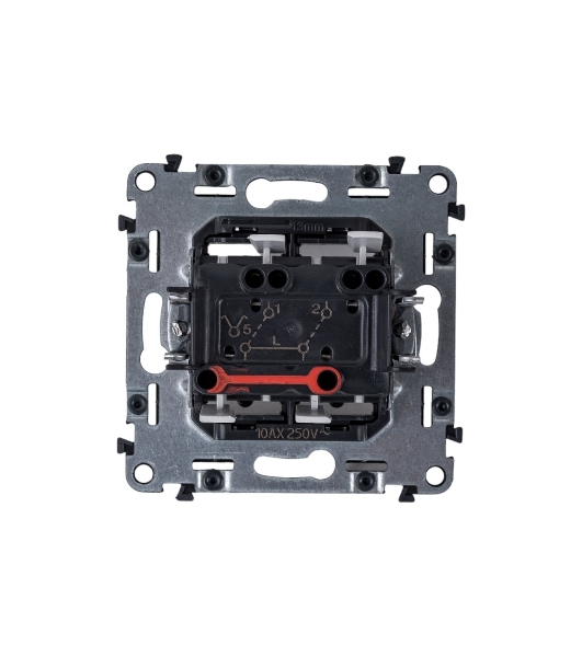 Выключатель двухклавишный 10А 2 Valena IN'MATIC. 50В. Безвинтовые зажимы Valena IN'MATIC. Выключатель двухклавишный 10А 250В. Безвинтовые зажимы