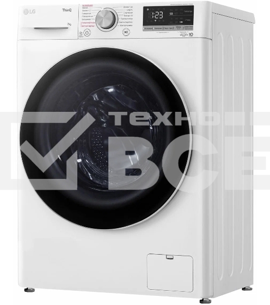 Стиральная машина LG F2V5HS0W / LG AIDD белый, загрузка фронтальная 7 кг, 1200 об/мин., класс: A