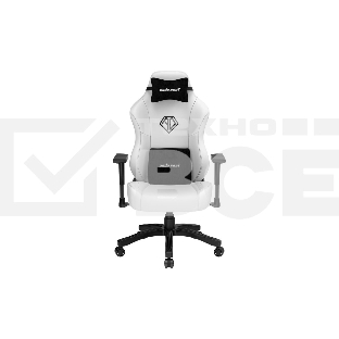 Кресло игровое Anda Seat Phantom 3, цвет белый, размер L (90кг), материал ПВХ (модель AD18)