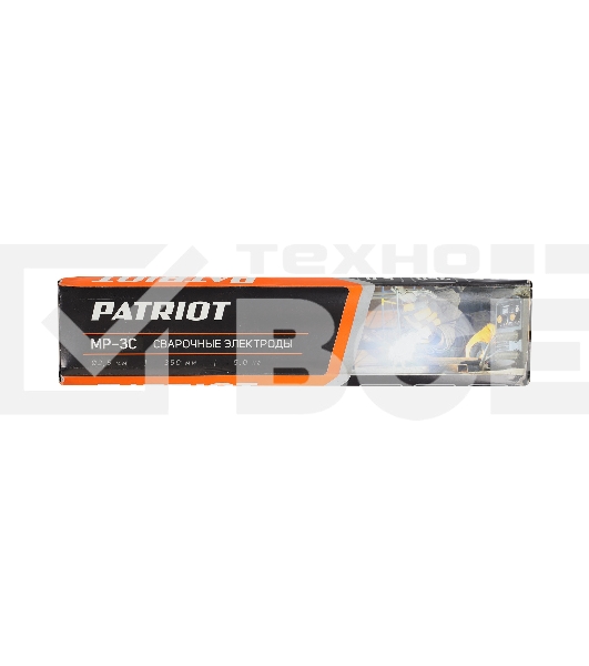 Электроды сварочные PATRIOT, марка МР-3С, диам. 2,5мм, длина 350мм, уп. 5кг