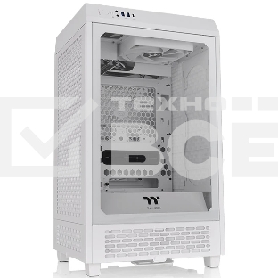 Компьютерный корпус Thermaltake The Tower 200 белый без БП miniITX 11x120мм 5x140мм 2xUSB 3.0 1xUSB3.1 audio bott PSU