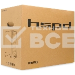 Компьютерный корпус без блока питания HSPD M510, Mesh Mid Tower, черный, TG, 0.5 SPCC, no fans ATX, mATX, mITX 180/280/160мм 1x2.5', 1x3.5', 7xPCI 1xUSB-A 3.0, 1xUSB-A 1.0 517x277x418мм, фото9