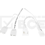 Вентилятор для корпуса Accord ACC-YH12 ARGb 120х120x25 белый 4-pin 27дБ (ACC-YH12 ARGb белый) brown box, фото3