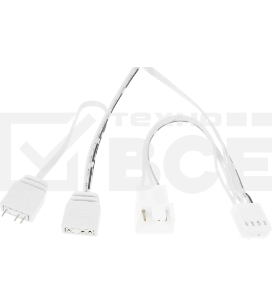 Вентилятор для корпуса Accord ACC-YH12 ARGb 120х120x25 белый 4-pin 27дБ (ACC-YH12 ARGb белый) brown box