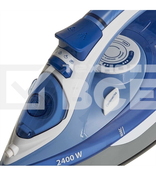 Утюг Delta LUX DL-712 белый с синим