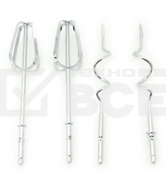 Миксер SUPRA MXS-530 с чашей. 500 Вт. Режим Турбо. 5 скоростей. Две насадки: для взбивания яиц и крема и для замеса тяжелого теста. белый