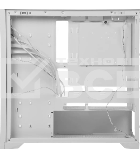 Корпус Formula V Line TimberLine T0 White, ATX, wood+plastic front, TYPE-C*1, USB3.0*2, FRONT 3x120мм FRGB, REAR 1x120мм FRGB