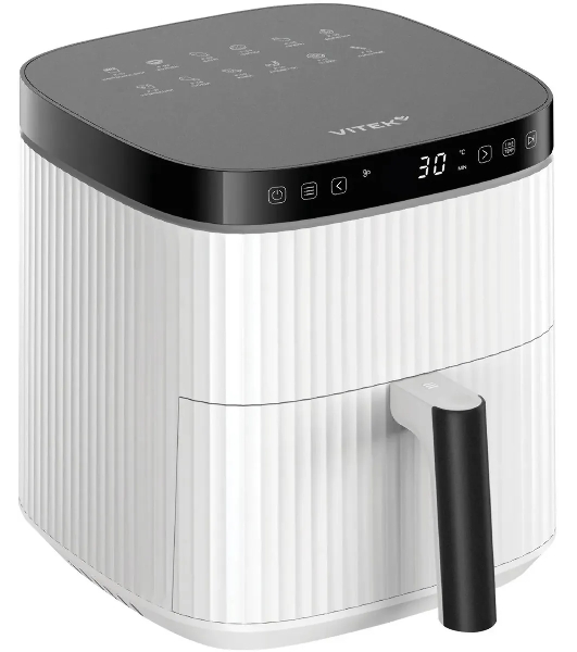 Аэрогриль Vitek VT-AF4001 белый, 1500 Вт, 5 л, сенсор, 12 программ