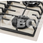 Газовая варочная панель Maunfeld EGHG.64.6CBG/G, 4 конфорки, закаленное стекло, бежевый, фото9