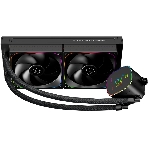 Система жидкостного охлаждения Thermalright Frozen Horizon 240 Digital (240мм, LED temp., Black, ARGB/Fans: 2x120мм, 68.9CFM, 28.2dBA, 2000RPM/Pump height 53.2мм, Rad thickness 27мм/S: 1700, 1200, 1851, 115X, AM5, AM4), фото8