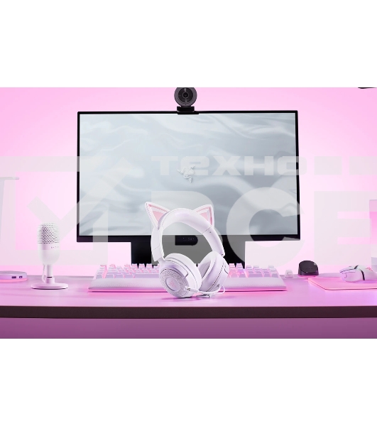 Гарнитура Razer Kraken Kitty V3 X белый, проводная, 3.5 мм