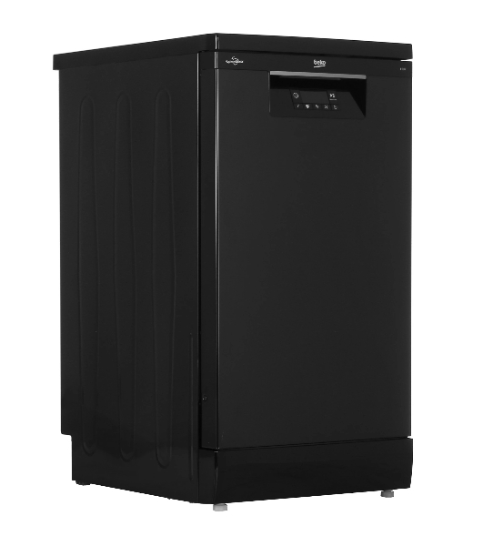 Посудомоечная машина Beko BDFS15020B, черная, 44.8 см, 10 компл., 49 дБ, класс A