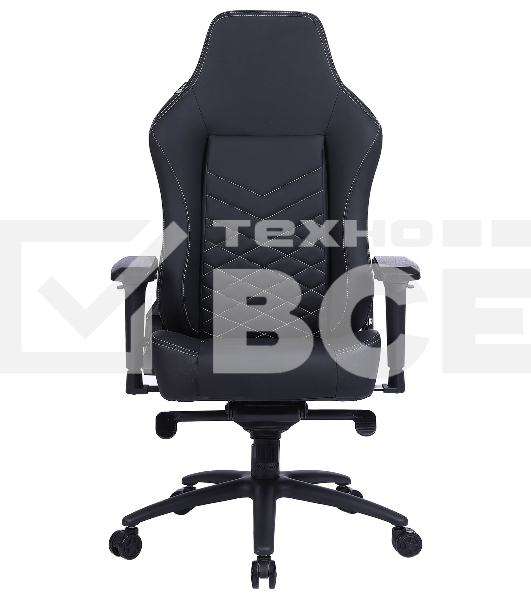 Кресло игровое Cactus CS-CHR-0112BL-M, массажное, с подголовником, черный