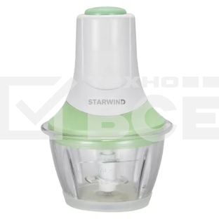 Измельчитель электрический Starwind SCG2011 1л. 300Вт белый/бирюзовый