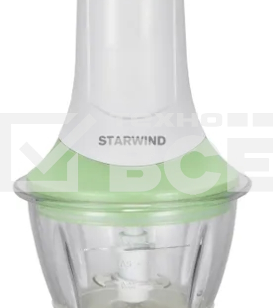 Измельчитель электрический Starwind SCG2011 1л. 300Вт белый/бирюзовый