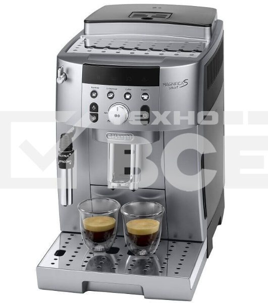 Кофемашина DeLonghi ECAM 250.31SB серебристый/черный, исп. кофе - молотый/зерновой, 1.8 л, 1450 Вт, 15 Бар