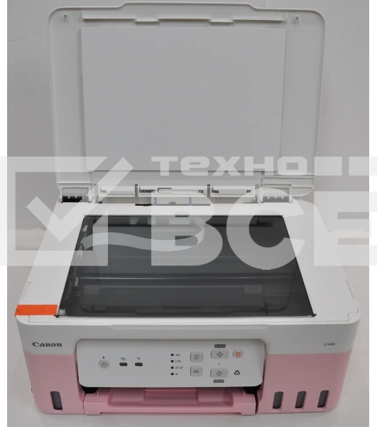 МФУ струйный Canon Pixma G3430 Pink (5989C024), A4, цветной, печ. до 11/6 стр/мин., 4800x1200 dpi (печ.), 600x1200 dpi (скан.), USB, Wi-Fi