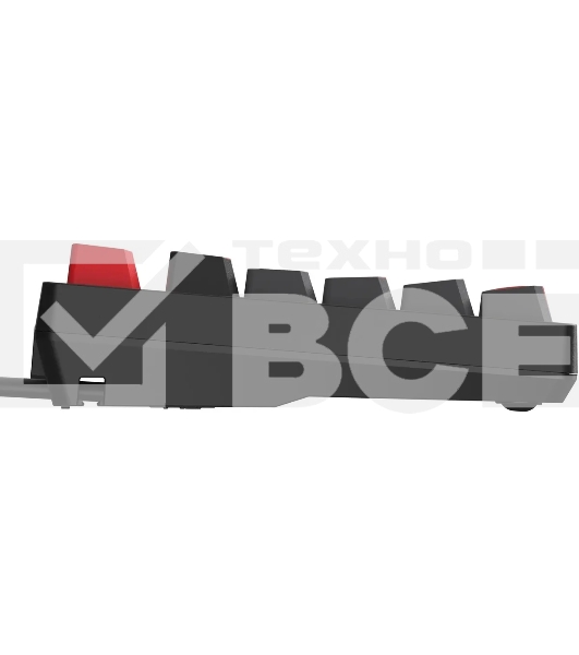 Клавиатура A4Tech Bloody AT87 проводная USB черный/красный