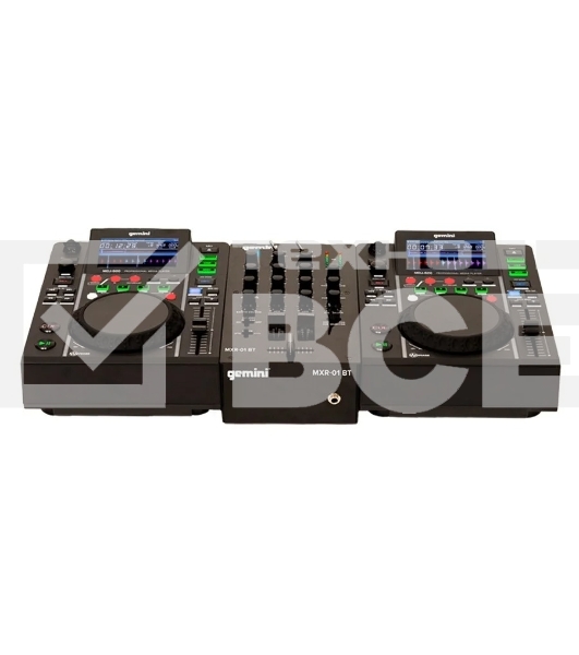 Микшерный пульт Gemini MXR-01BT 2х канальный DJ микшер с Bluetooth; 4xRCA phono/линейные входа; 1/4